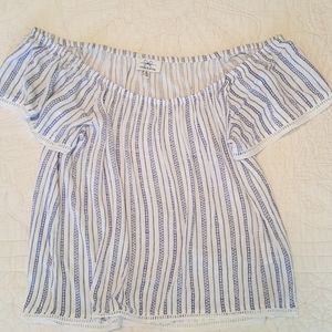 Off the shoulder blouse